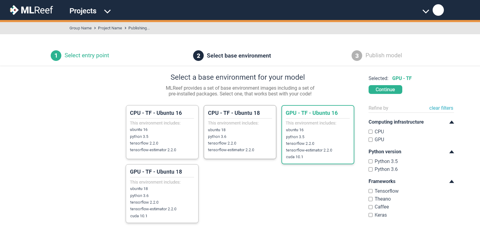 mlreef | Fully customizable execution environments